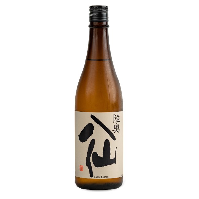 Mutsu Hassen Black Label Junmai Ginjo 720ml - Amsterwine - Sake & Soju - Mutsu Hassen