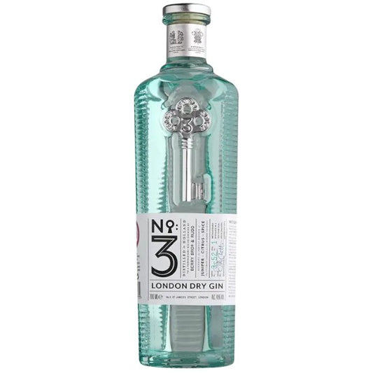 No.3 London Dry Gin 750ml - Amsterwine - Spirits - No.3