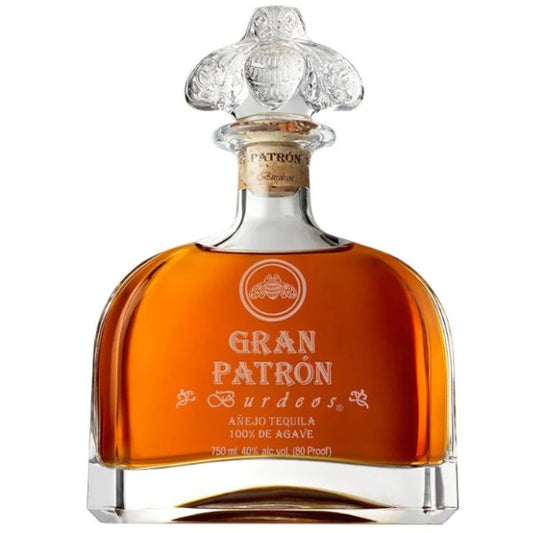 Patron Tequila Gran Burdeos Anejo 750ml - Amsterwine - Spirits - Patron