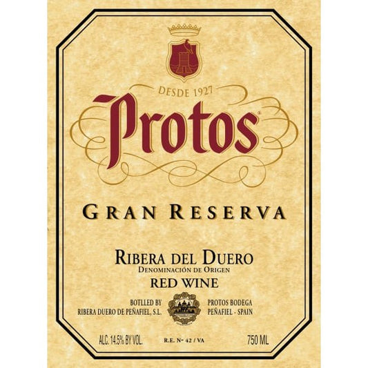 Protos Gran Reserva 750ml - Amsterwine - Wine - Bodegas Protos