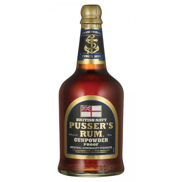 Pusser's British Navy Gunpowder Proof 750ML - Amsterwine - Spirits - Pusset's