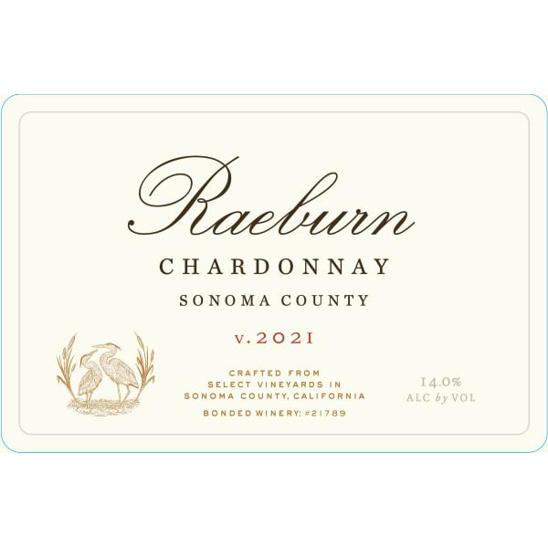 Raeburn Chardonnay Sonoma 750ml - Amsterwine - Wine - Raeburn