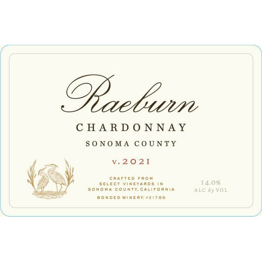 Raeburn Chardonnay Sonoma 750ml - Amsterwine - Wine - Raeburn