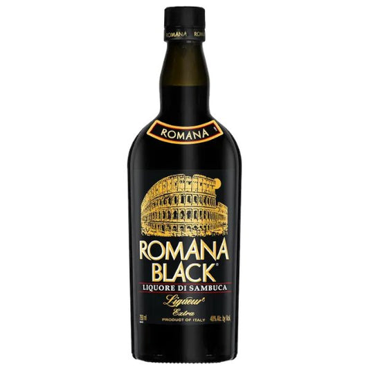 Romana Black Sambuca 750ml - Amsterwine - Spirits - Romana Sambuca