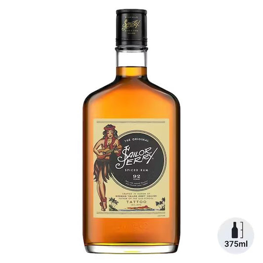 Sailor Jerry Spiced Rum 375ml - Amsterwine - Spirits - Sailor Jerry