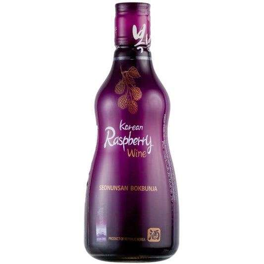 Seonunsan Bokbunja Korean Raspberry 375ml - Amsterwine - Sake & Soju - Lotte