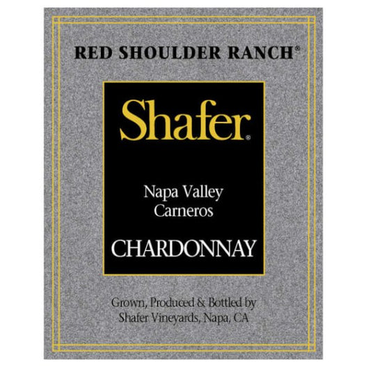 Shafer Chardonnay Red Shoulder Ranch 750ml - Amsterwine - Wine - Shafer