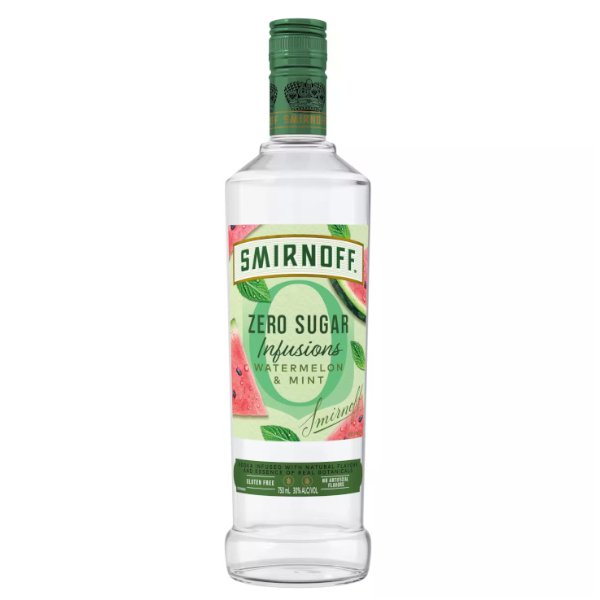 Smirnoff Zero Sugar Watermelon & Mint 750ml - Amsterwine - Spirits - Smirnoff