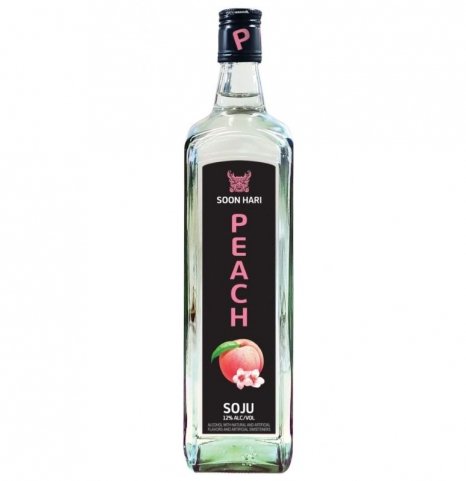 Soon Hari Peach 750ml - Amsterwine - Sake & Soju - Chum Churum