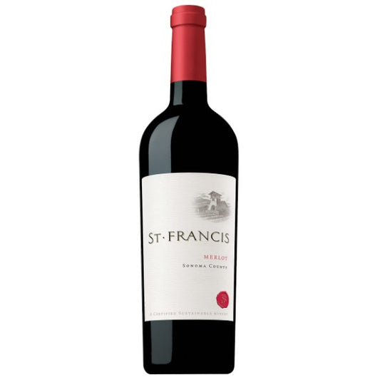 St Francis Merlot Sonoma 750ml - Amsterwine - Wine - St. Francis