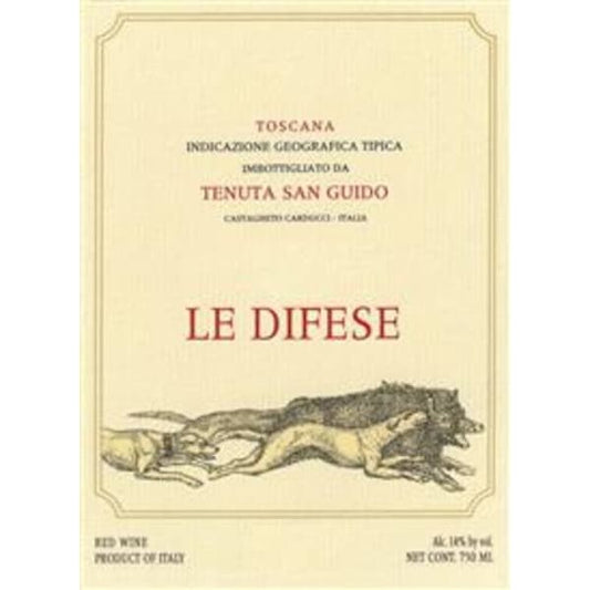 Tenuta San Guido Sassicaia Le Difes 750ml - Amsterwine - Wine - Tenuta San Guido