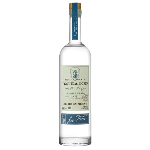 Tequila Ocho Plata 750ml - Amsterwine - Spirits - Tequila Ocho