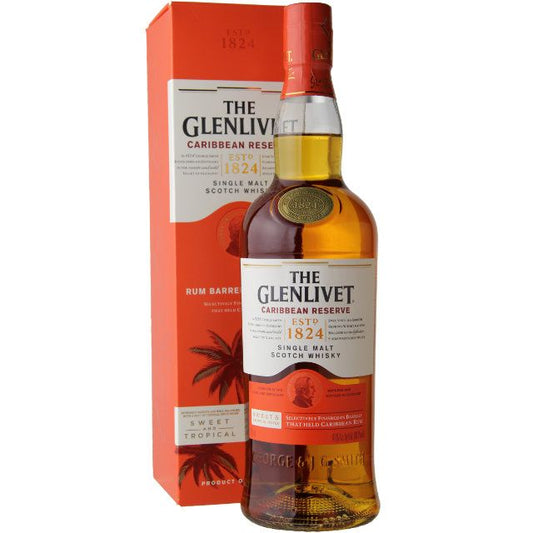 The Glenlivet Scotch Caribbean RSV 750ml - Amsterwine - Spirits - Glenlivet