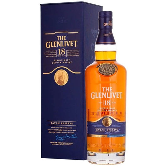 The Glenlivet Scotch Single Malt 18 Year 750ml - Amsterwine - Spirits - Glenlivet