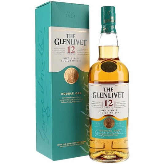 The Glenlivet Single Malt 12 Year Double Oak 1L - Amsterwine - Spirits - Glenlivet