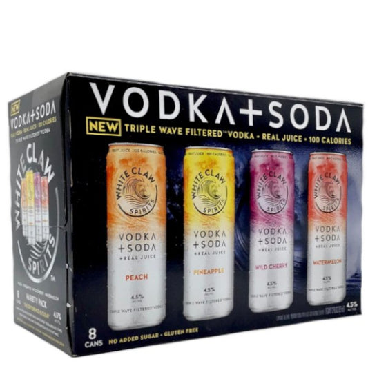 White Claw Vodka Soda Variety Pack 355ml x 8 Cans - Amsterwine - Spirits - White Claw